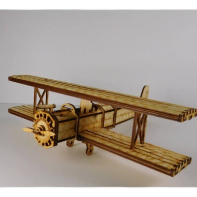 Wood Model Bi-Plane Kit By-LazerModels