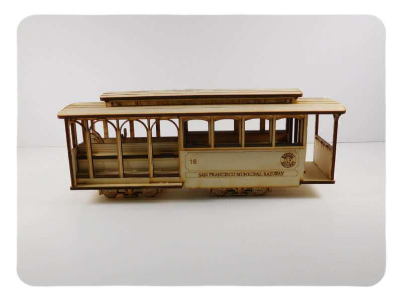 Cable Car Wood Model Kit Wood Models Kits you Build