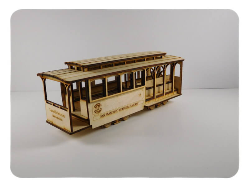 Cable Car Wood Model Kit Wood Models Kits you Build