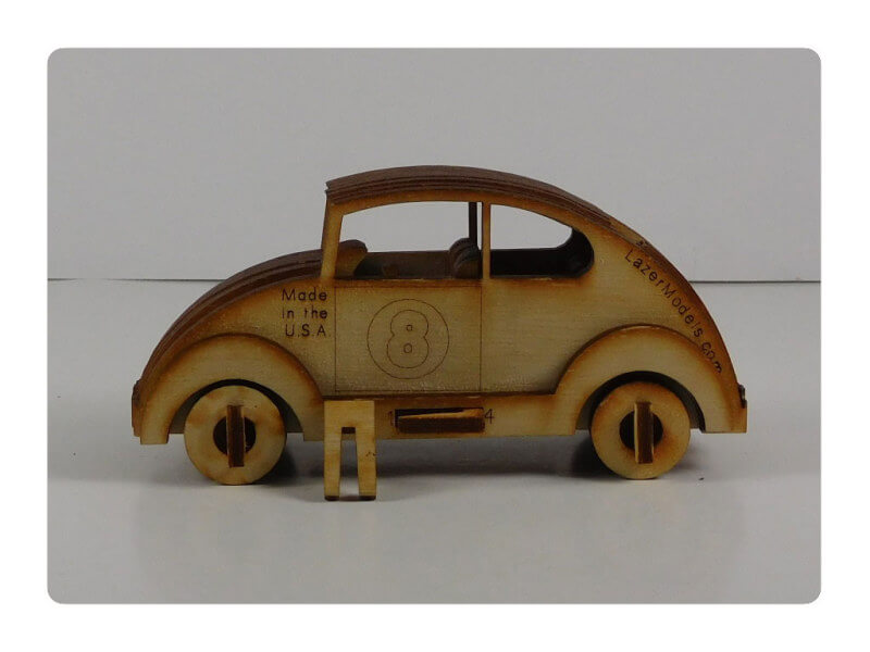 Wood Model Mini Bug Puzzle Kit By-LazerModels