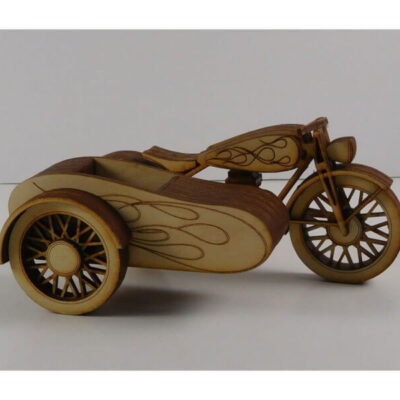 Wood Model Motor Cycle Kit Deal By-LazerModels