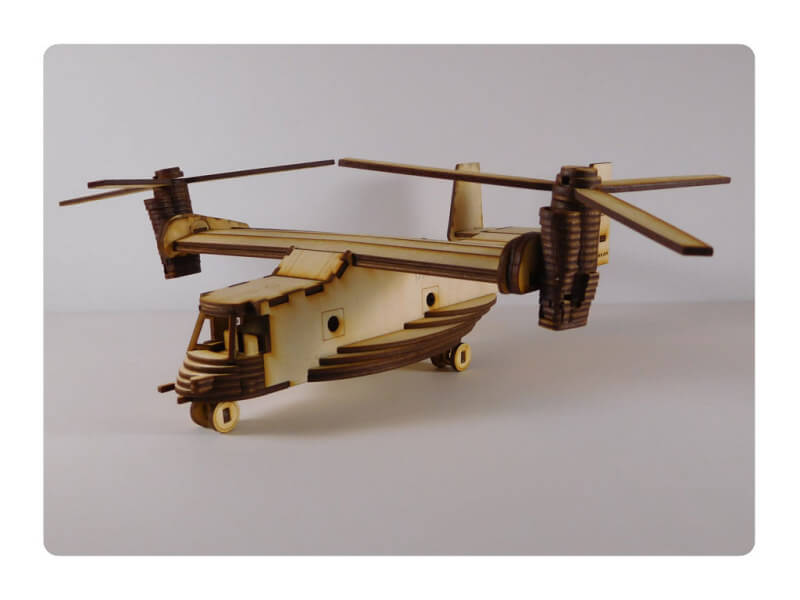 Wood Model V22 Osprey Kit By-LazerModels
