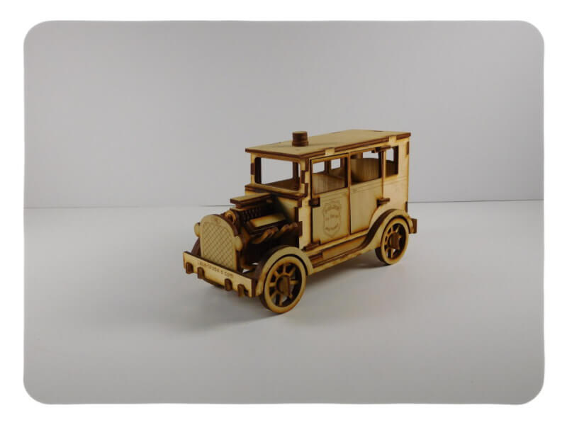 Wood Model Police Car Kit Deal By-LazerModels