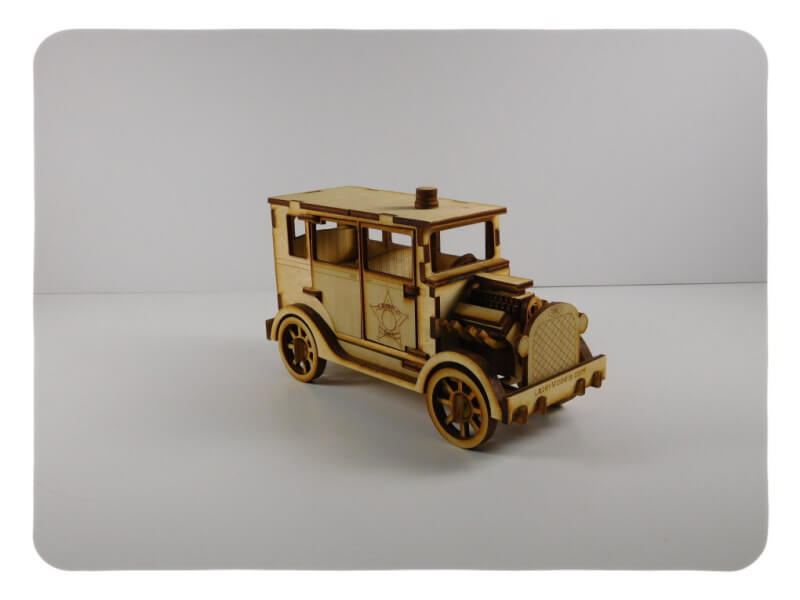 Wood Model Police Car Kit Deal By-LazerModels