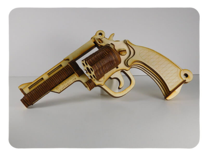 Wood Model Revolver Kit Deal By-LazerModels