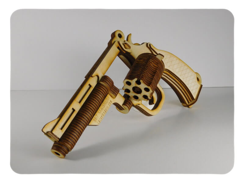 Wood Model Revolver Kit Deal By-LazerModels