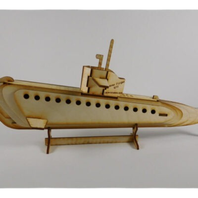Wood Model Submarine Kit By-LazerModels