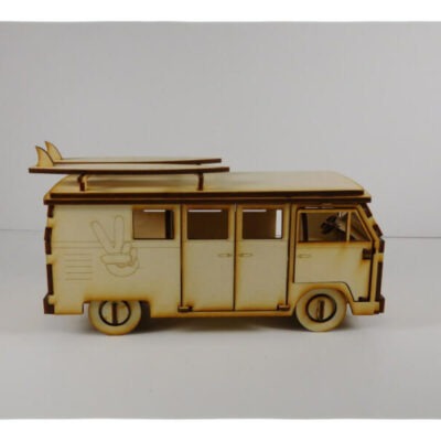 Wood Model Van Kit By-LazerModels