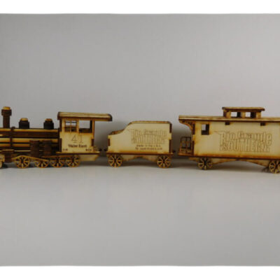 Wood Model Rio Grande Train Kit By-LazerModels