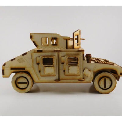 Wood Model Up Armored Humvee Kit By-LazerModels