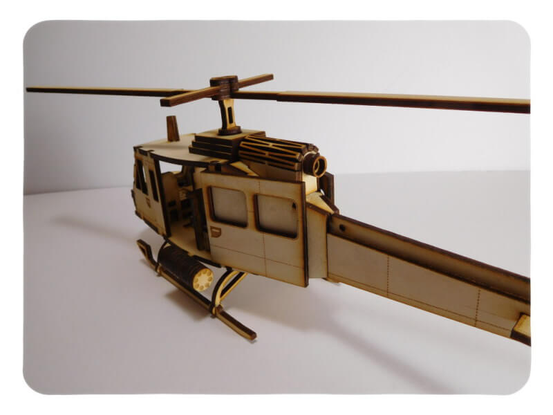 Huey Helicopter Wood Models Kits you Build